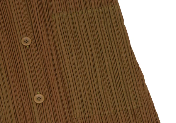 PLEATS PLEASE Pleated Long Jacket K-168187_010