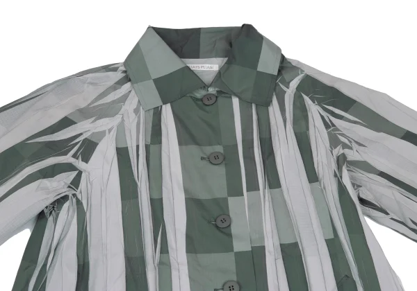 PLEATS PLEASE Print Wrinkle Pleated Jacket K-168188_003