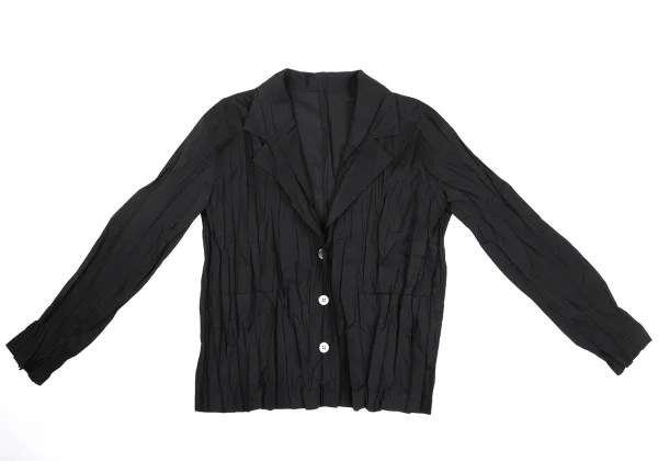 PLEATS PLEASE Poly Cotton Wrinkle Pleated Jacket K-168189_002