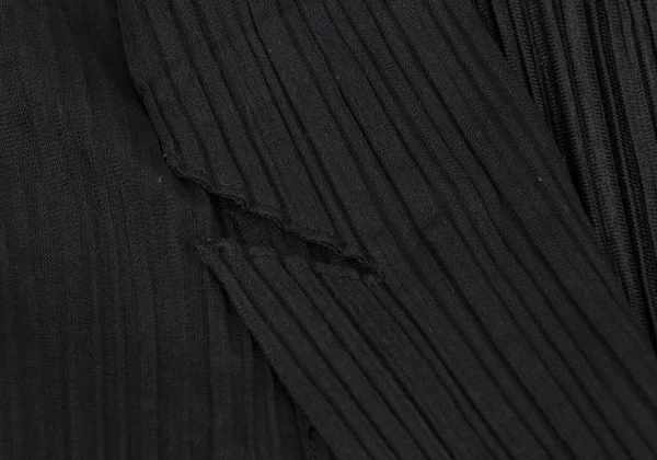 PLEATS PLEASE Poly Cotton Peak Lapel Pleated Jacket K-168190_005