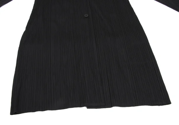 PLEATS PLEASE Poly Cotton Peak Lapel Pleated Jacket K-168190_009