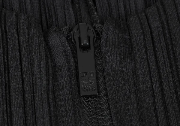 PLEATS PLEASE Pleated Collarless Double Zip Jacket K-168191_004