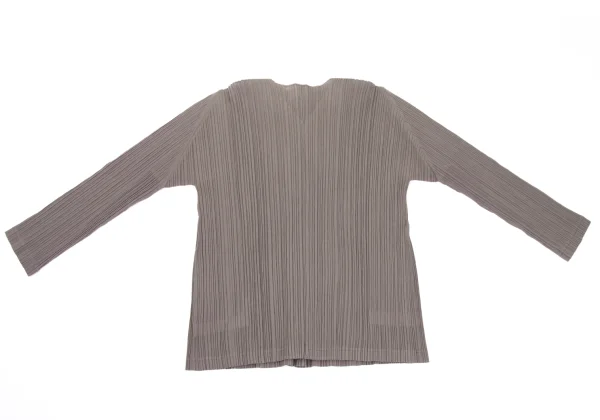 PLEATS PLEASE Cotton Blended Cardigan K-168192_011