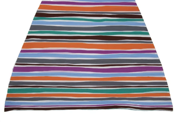 PLEATS PLEASE Colorful Stripe Pleated Sleeveless Flared Dress K-168194_006