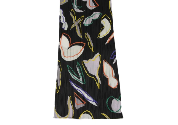 PLEATS PLEASE Print Sleeveless Pleated Dress K-168195_006