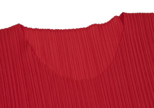 PLEATS PLEASE Side Slit Sleeveless Pleated Dress K-168196_004