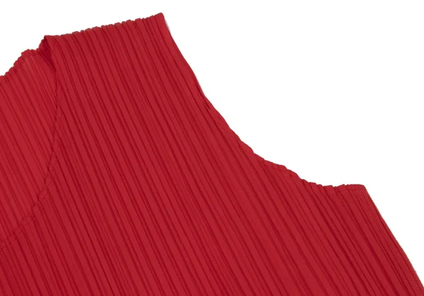 PLEATS PLEASE Side Slit Sleeveless Pleated Dress K-168196_005