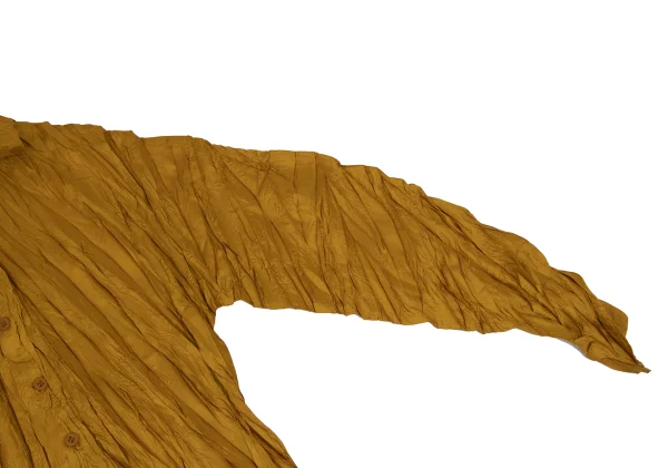 PLEATS PLEASE Shiny Wrinkle Pleated Dolman Sleeve Shirt K-168198_006