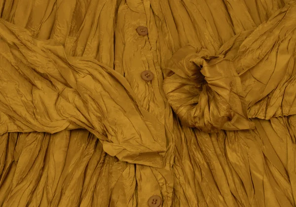 PLEATS PLEASE Shiny Wrinkle Pleated Dolman Sleeve Shirt K-168198_007