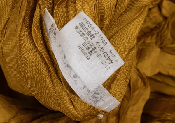 PLEATS PLEASE Shiny Wrinkle Pleated Dolman Sleeve Shirt K-168198_012