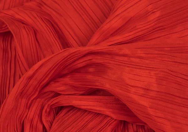 Shiny Pleated Poncho Stole K-168200_010