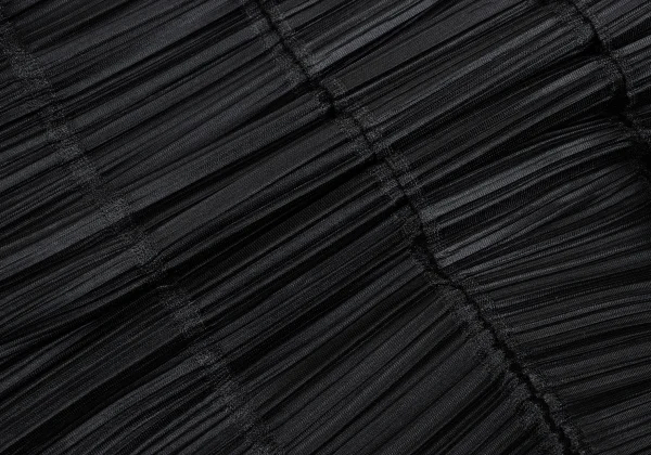 PLEATS PLEASE Pleated Tuck Design Square Neck Sleeveless Top K-168204_008