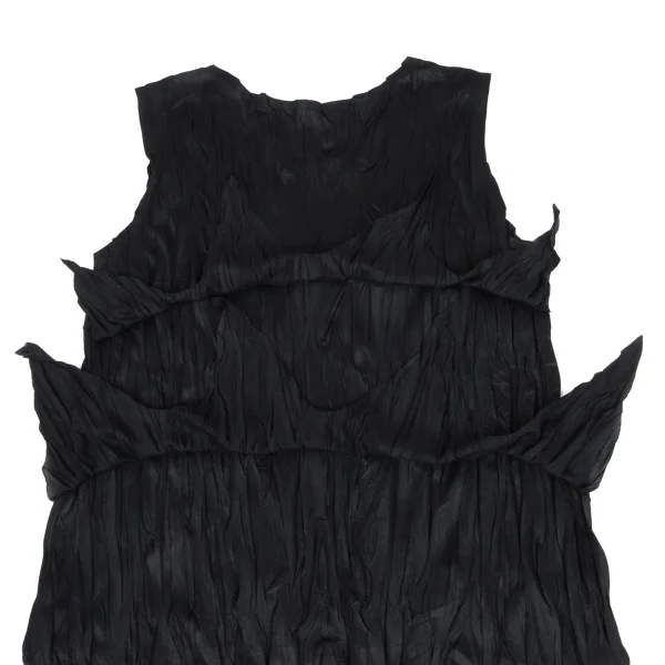 PLEATS PLEASE Wrinkle Pleated Cutting Design Sleeveless Top K-168205_009