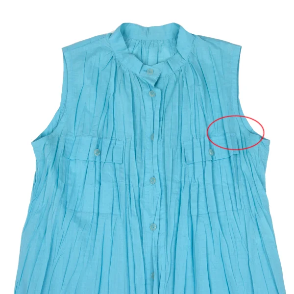 PLEATS PLEASE Wrinkled Pleats Sleeveless Shirt K-168208_003