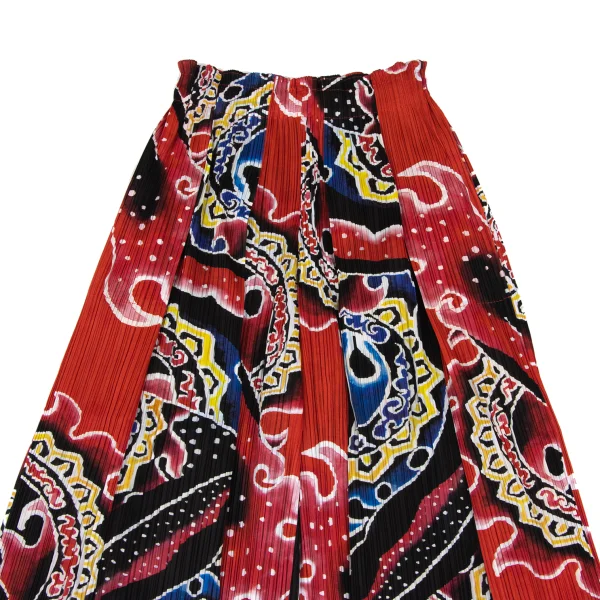 PLEATS PLEASE Nebuta Festival Print Tuck Design Pleated Wide Pants K-168212_002