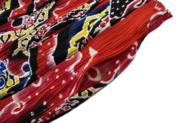 PLEATS PLEASE Nebuta Festival Print Tuck Design Pleated Wide Pants K-168212_004