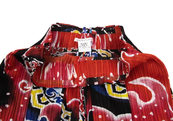 PLEATS PLEASE Nebuta Festival Print Tuck Design Pleated Wide Pants K-168212_005