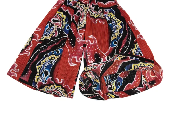 PLEATS PLEASE Nebuta Festival Print Tuck Design Pleated Wide Pants K-168212_008