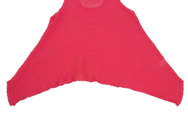 ISSEY MIYAKE me Crepe Pleated Sleeveless Flare Blouse K-168216_005