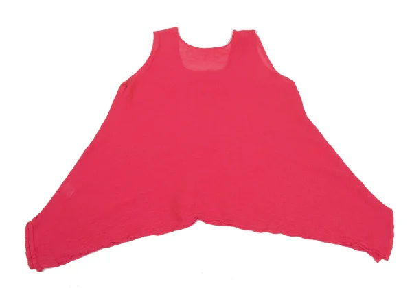 ISSEY MIYAKE me Crepe Pleated Sleeveless Flare Blouse K-168216_007