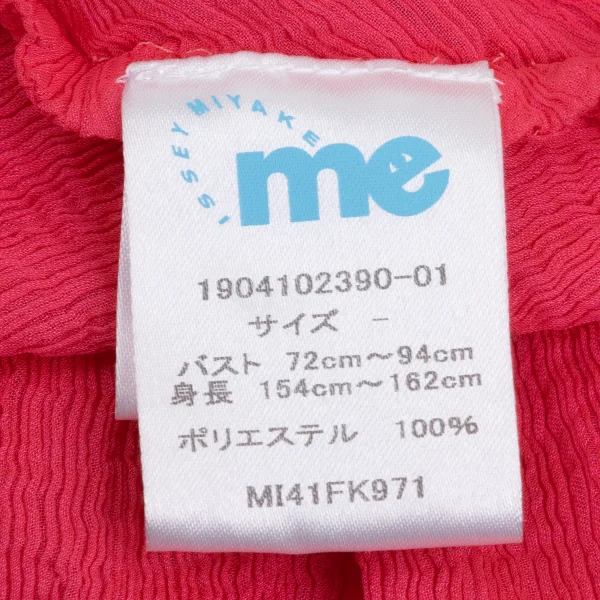 ISSEY MIYAKE me Crepe Pleated Sleeveless Flare Blouse K-168216_011