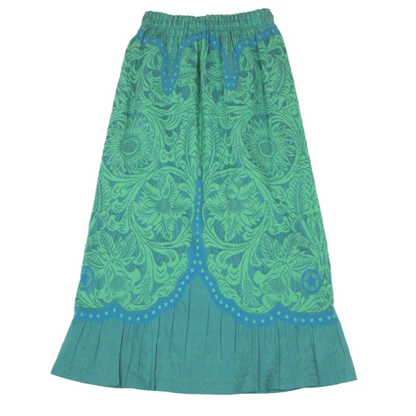 ISSEY MIYAKE HaaT Botanical Jacquard Skirt K-168218_010