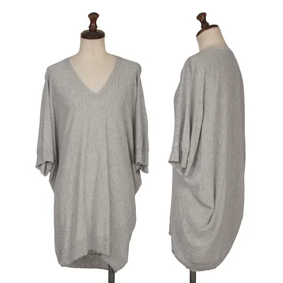 zucca V Neck Dolman Knit T Shirt