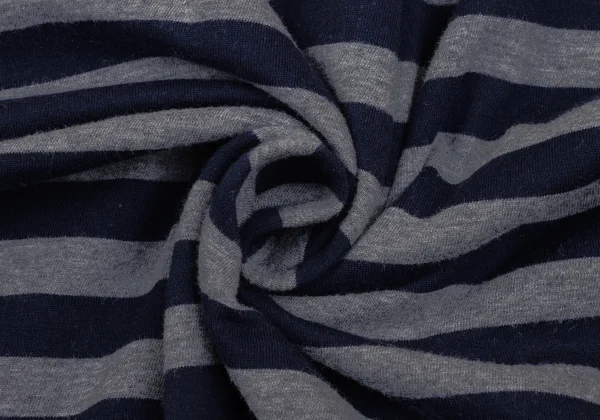 zucca Stripe Switching Cotton Square Top K-168222_011