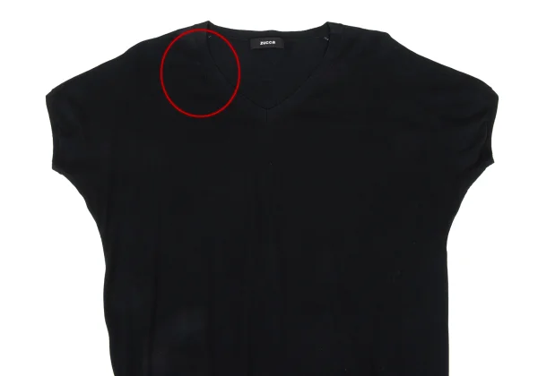 zucca Cotton V Neck Dolman Knit Top K-168224_003