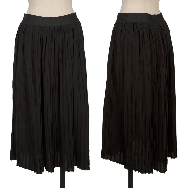 zucca Cotton Blend Striped Skirt Black M K-168226_001