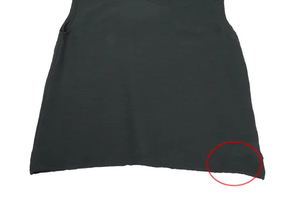 Plantation Wrinkle Pleated Turtleneck Sleeveless Top K-168227_005