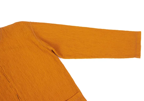 Plantation Wool Blend Wrinkle Pleated Jacket K-168228_006