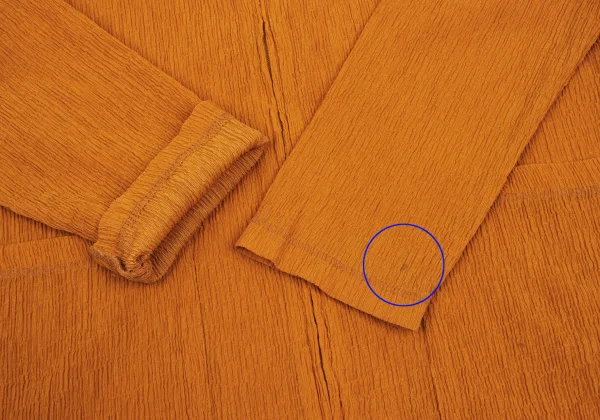 Plantation Wool Blend Wrinkle Pleated Jacket K-168228_007