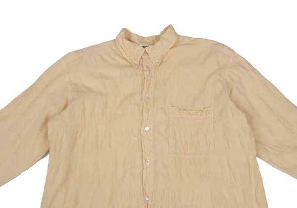 Plantation Cotton Blend Wrinkled Button-down Shirt K-168231_003