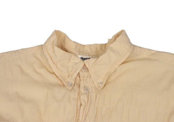 Plantation Cotton Blend Wrinkled Button-down Shirt K-168231_004