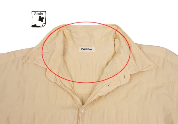 Plantation Cotton Blend Wrinkled Button-down Shirt K-168231_005