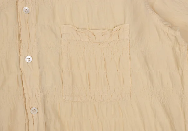 Plantation Cotton Blend Wrinkled Button-down Shirt K-168231_007