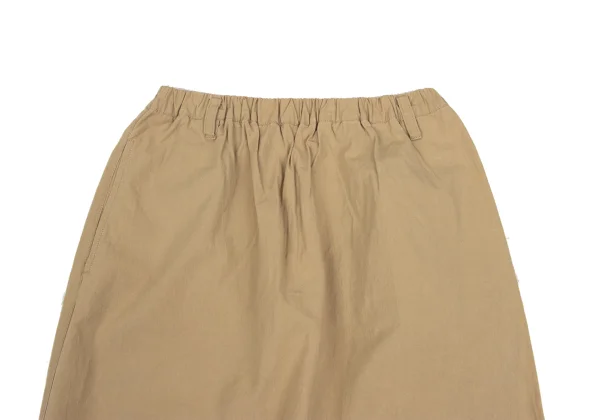 Plantation Cotton Linen Side Gather Skirt K-168234_003