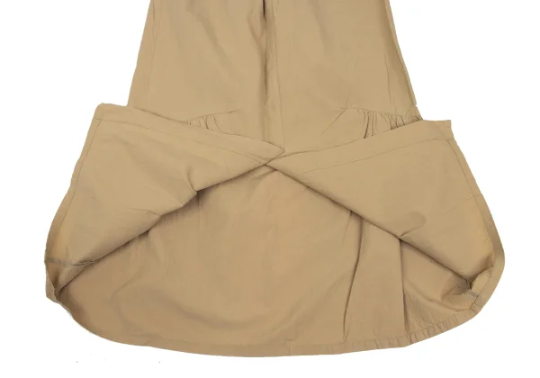 Plantation Cotton Linen Side Gather Skirt K-168234_009