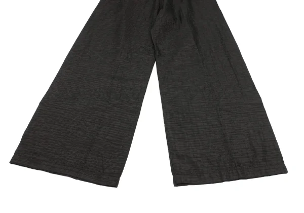 Plantation Nylon Pin Dot Design Wide Pants K-168235_004