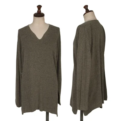 JURGEN LEHL Silk Cotton V-neck Knit