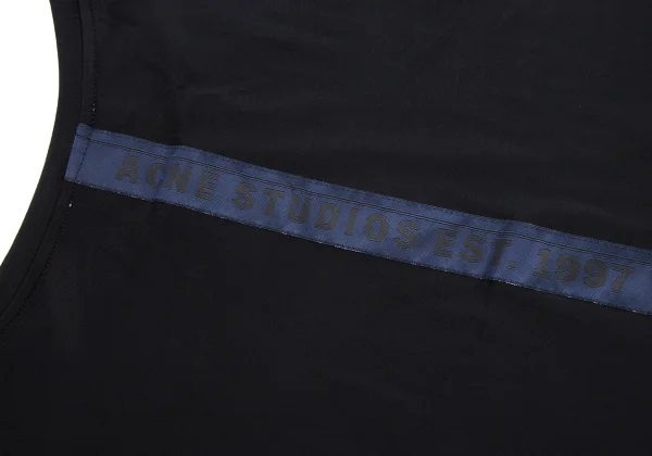 Acne Studios Rayon Blend Back Logo Tape Stretch Sleeveless Top K-168239_013
