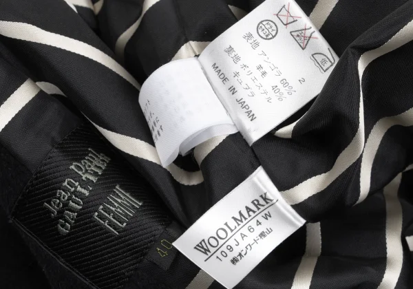 Jean Paul GAULTIER FEMME Angora Wool Double Long Coat K-168242_018