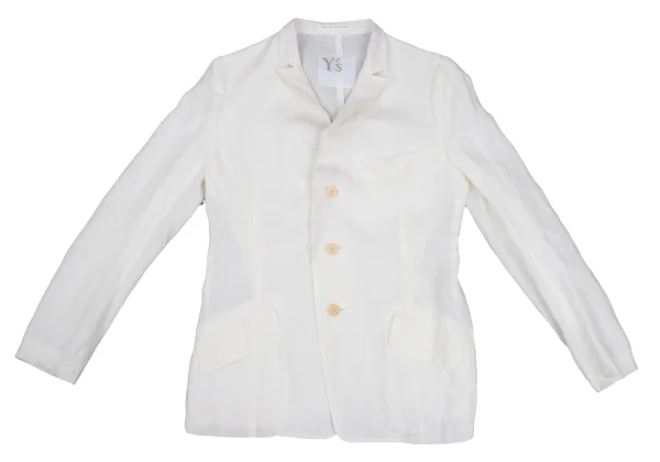 Y's Linen Lapel Cutting Jacket K-168247_002