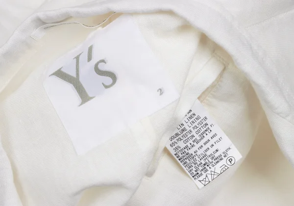 Y's Linen Lapel Cutting Jacket K-168247_018