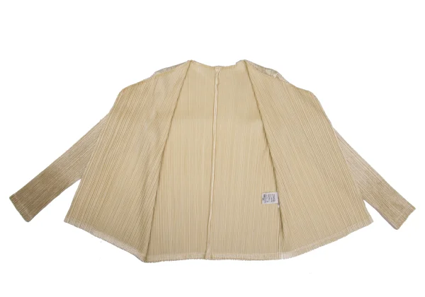 PLEATS PLEASE Velour Pleats Cardigan K-168250_009