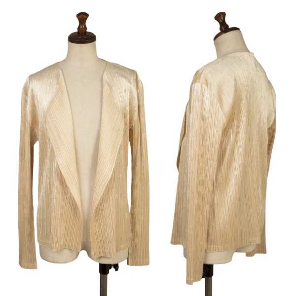 PLEATS PLEASE Velour Pleats Cardigan & Skirt K-168252_002