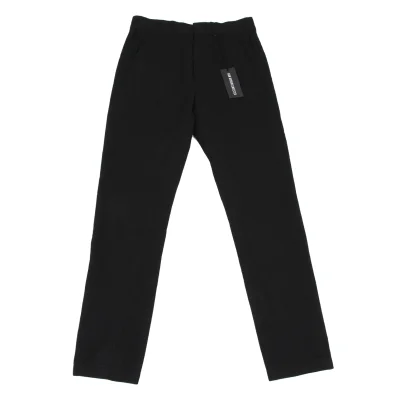 ANN DEMEULEMEESTER Linen Blended Straight Pants