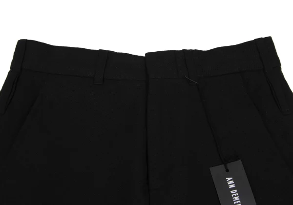 ANN DEMEULEMEESTER Linen Blended Straight Pants K-168253_003