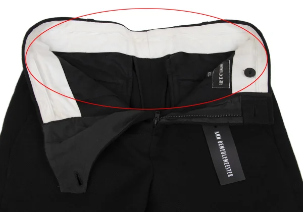 ANN DEMEULEMEESTER Linen Blended Straight Pants K-168253_005